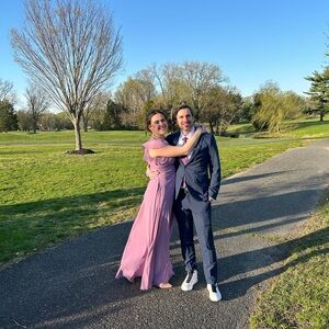 Azazie Wisteria Bondi bridesmaid gown